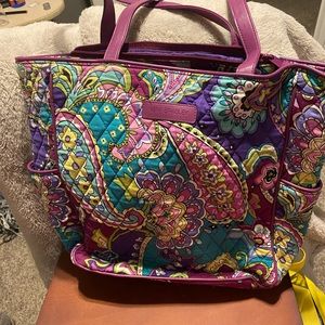 *BUNDLE* Very Bradley Heather print tote bag and matching wallet